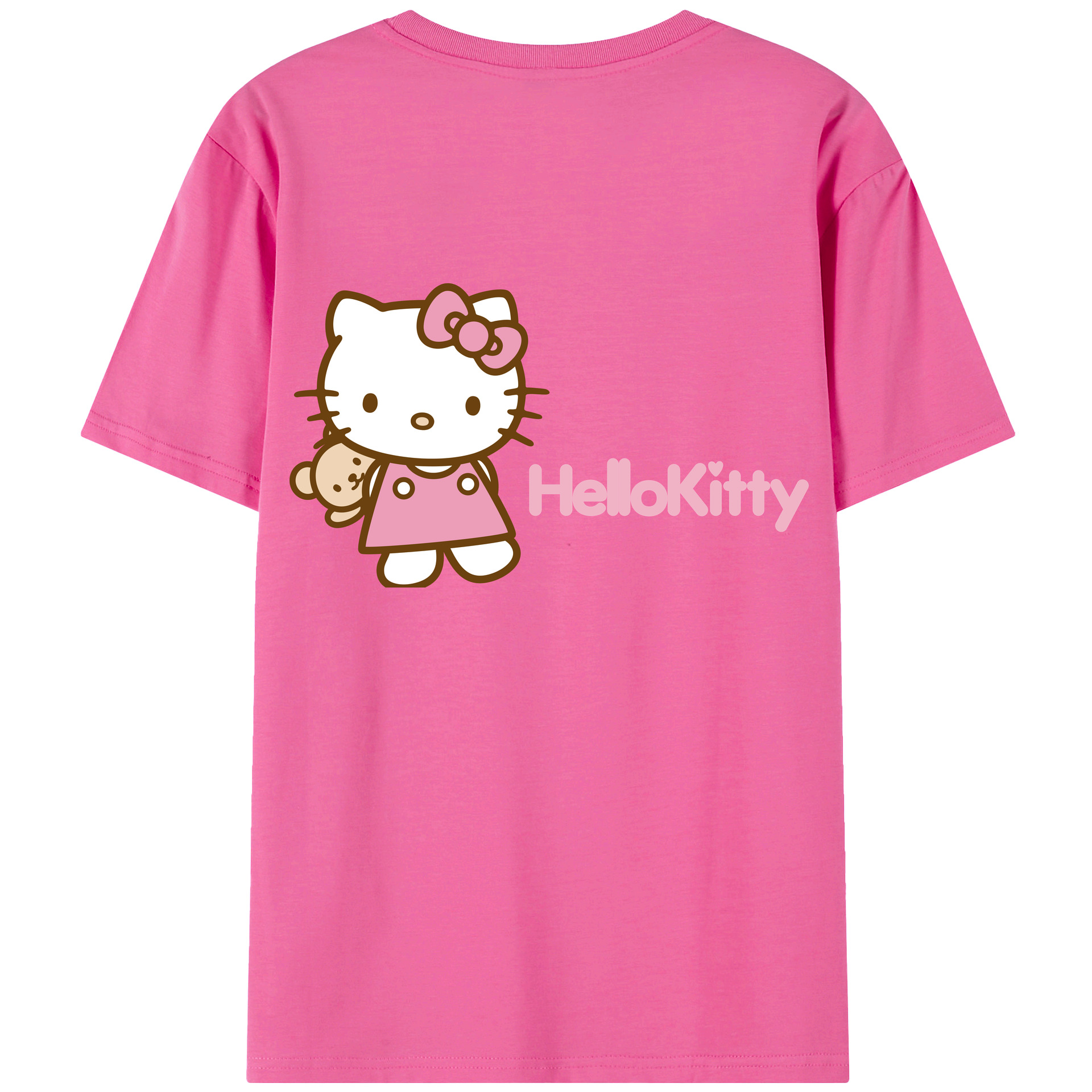 （画像用） Hello Kitty ハローキティ レディース半袖Tシャツ(バックプリント)